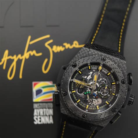 ayrton senna watch hublot|hublot king senna limited edition.